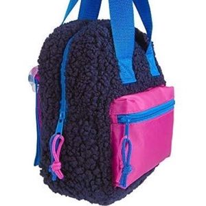 Style.Lab Teddy Sherpa Colorblock 90s Fashion Angels Wubee Mini Backpack